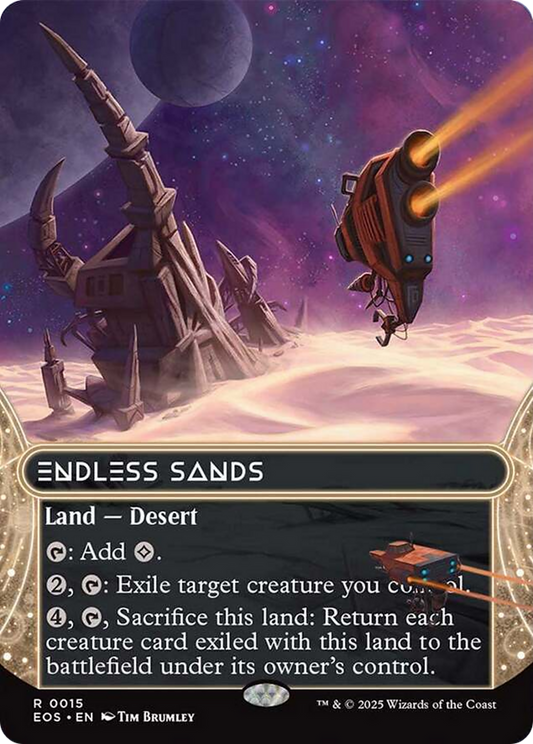 Endless Sands (0008) (Borderless) [Edge of Eternities: Stellar Sights] [Foil]