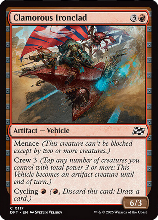 Clamorous Ironclad [Aetherdrift] [Foil]