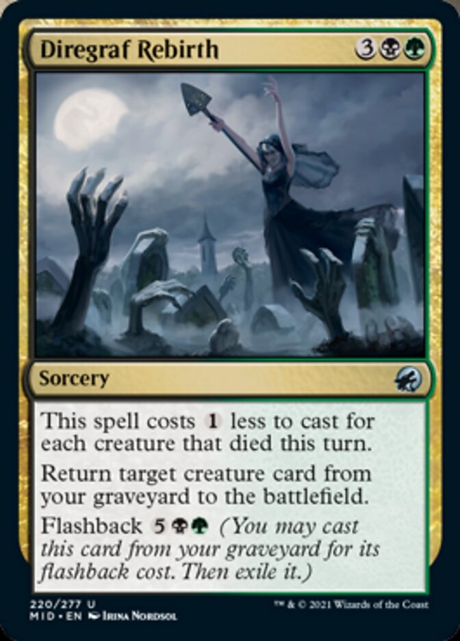 Diregraf Rebirth [Innistrad: Midnight Hunt] [Foil]