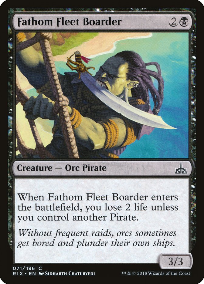 Fathom Fleet Boarder [Rivals of Ixalan] [Foil]