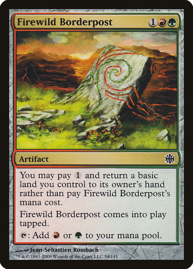 Firewild Borderpost [Alara Reborn] [Foil]