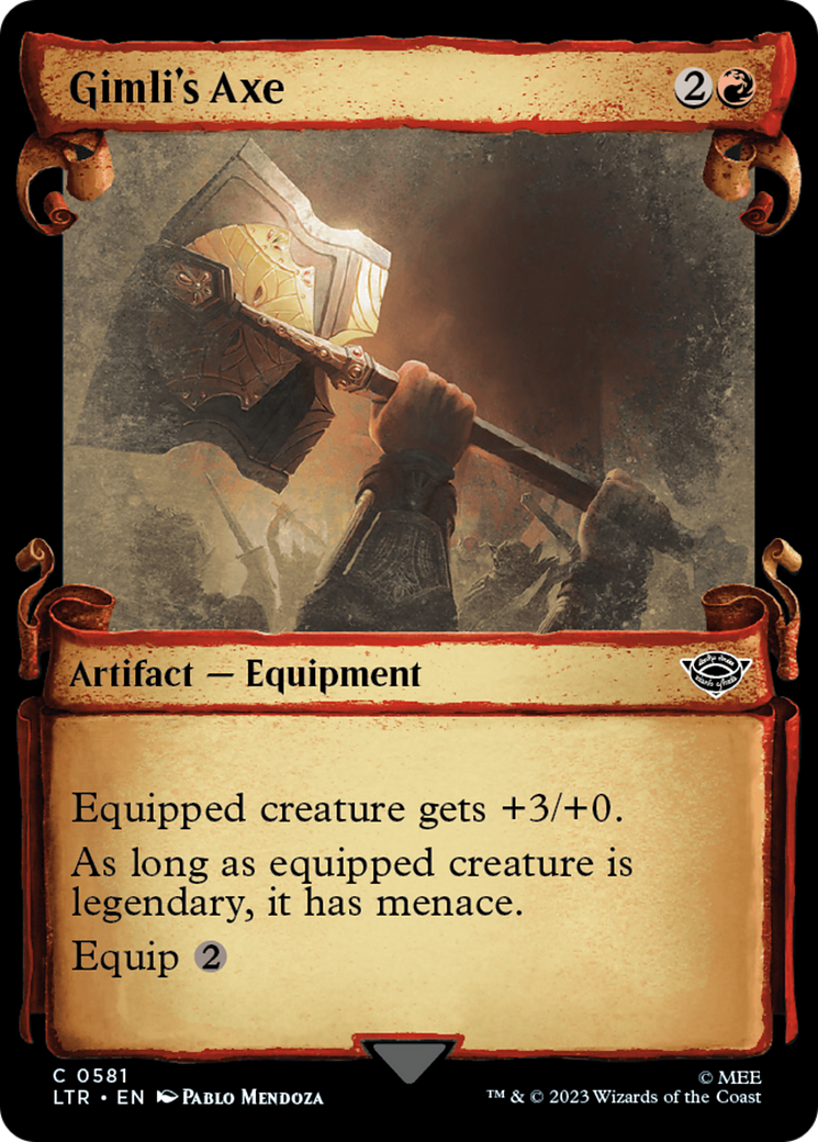Gimli's Axe [The Lord of the Rings: Tales of Middle-Earth Showcase Scrolls] [Foil]