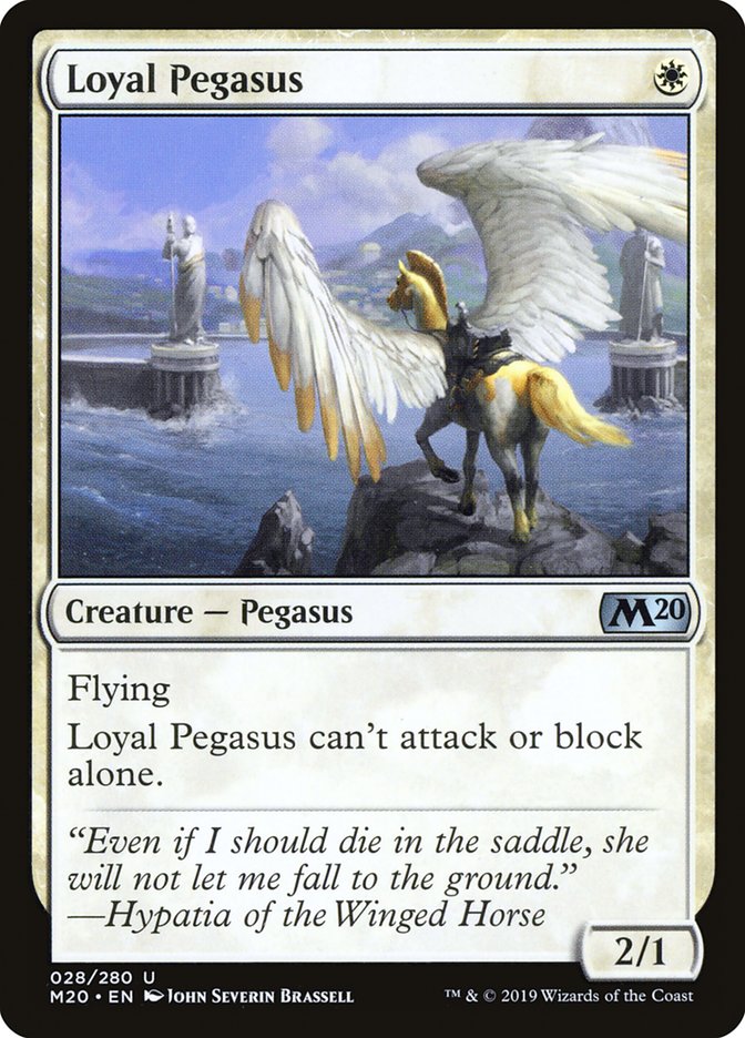 Loyal Pegasus [Core Set 2020] [Foil]