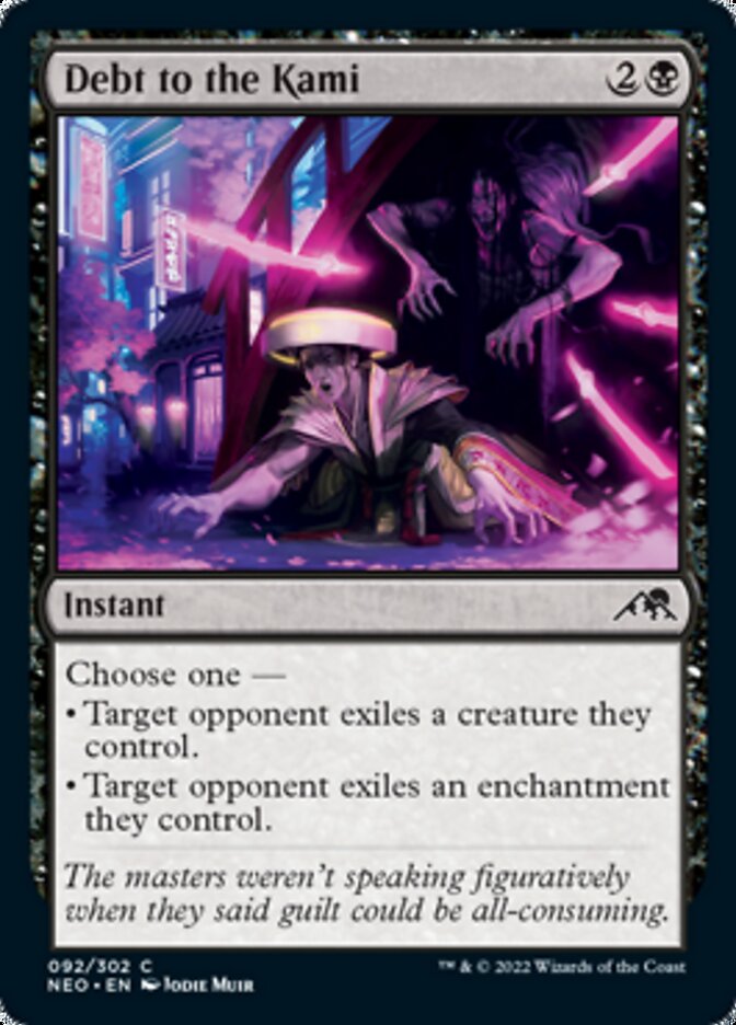 Debt to the Kami [Kamigawa: Neon Dynasty] [Foil]