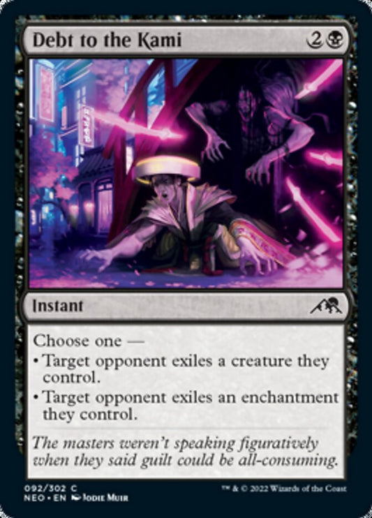 Debt to the Kami [Kamigawa: Neon Dynasty] [Foil]