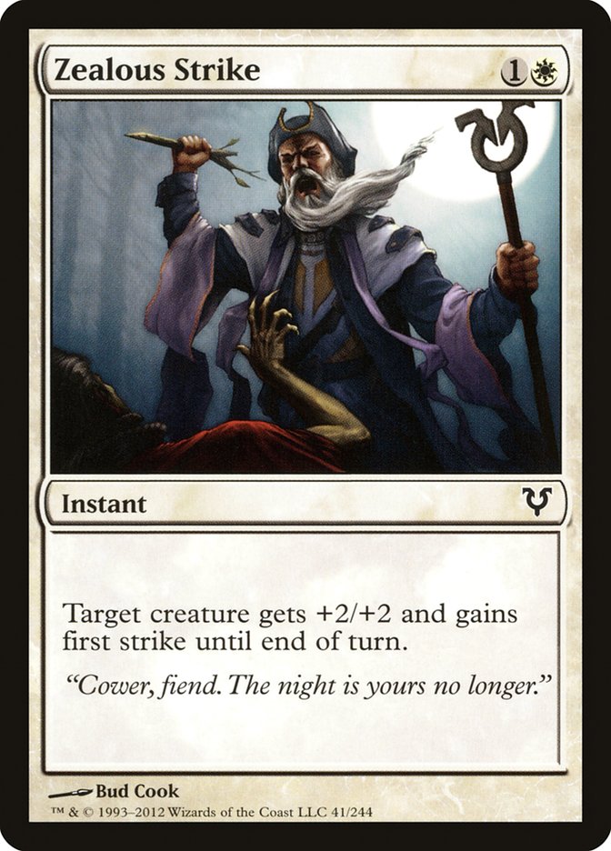 Zealous Strike [Avacyn Restored] [Foil]