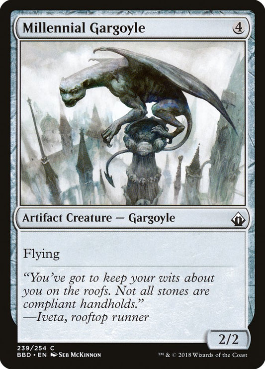 Millennial Gargoyle [Battlebond] [Foil]