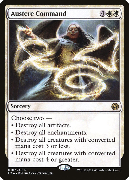 Austere Command [Iconic Masters] [Foil]
