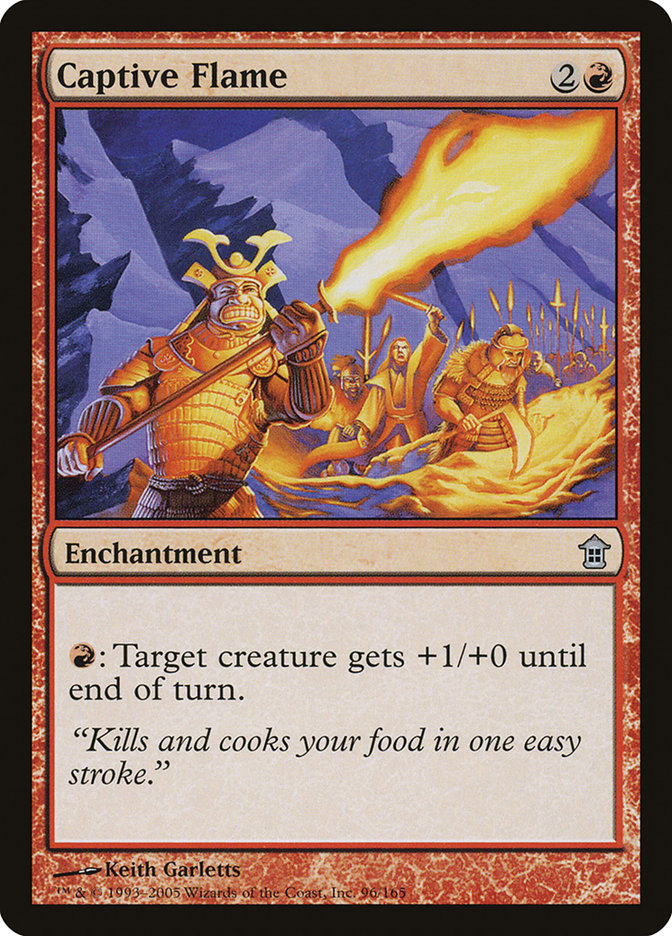 Captive Flame [Saviors of Kamigawa] [Foil]