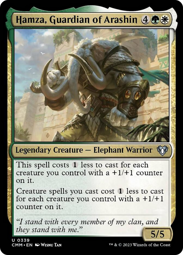 Hamza, Guardian of Arashin [Commander Masters] [Foil]
