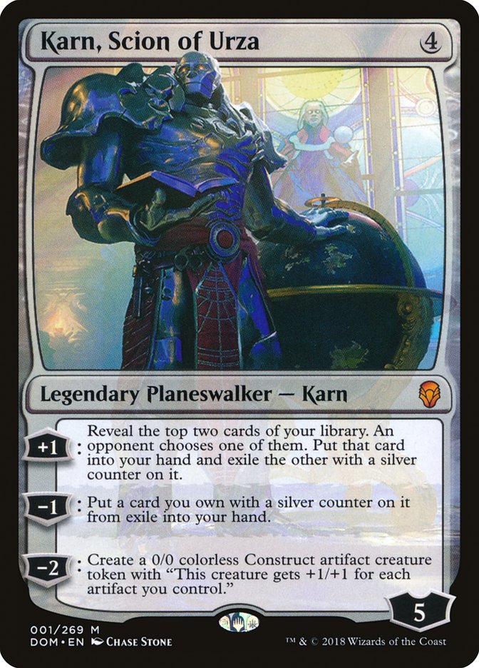 Karn, Scion of Urza [Dominaria] [Foil]