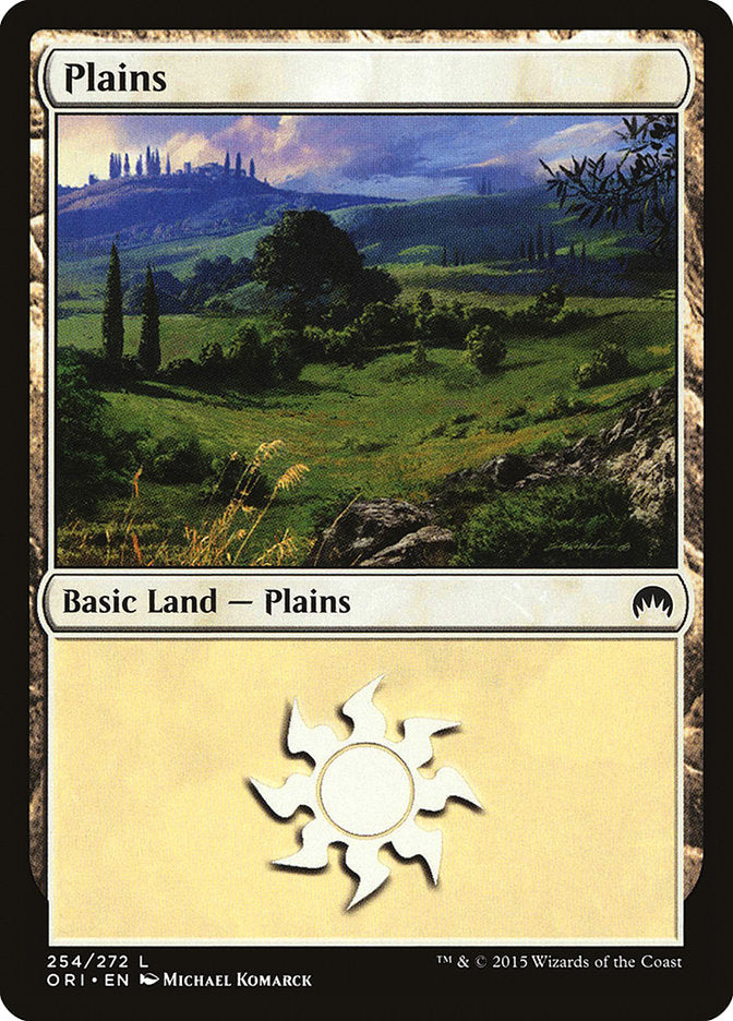Plains (254) [Magic Origins] [Foil]