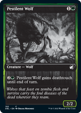 Pestilent Wolf [Innistrad: Double Feature] [Foil]