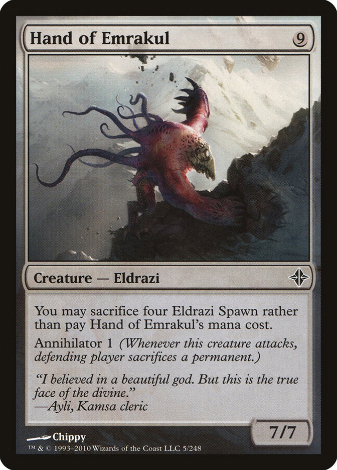 Hand of Emrakul [Rise of the Eldrazi] [Foil]