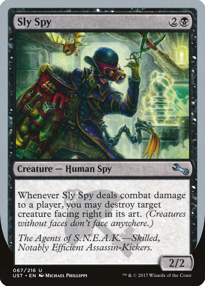 Sly Spy ("Skilled, Notably Efficient Assassin-Kickers") [Unstable] [Foil]