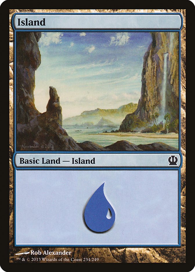 Island (234) [Theros] [Foil]