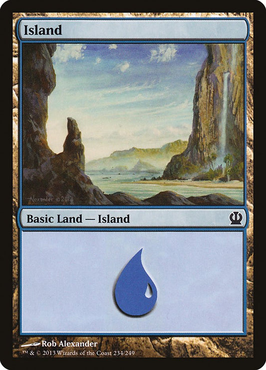 Island (234) [Theros] [Foil]
