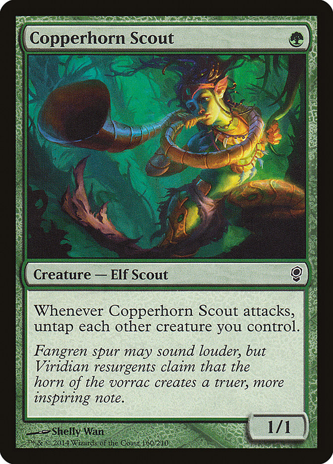 Copperhorn Scout [Conspiracy] [Foil]