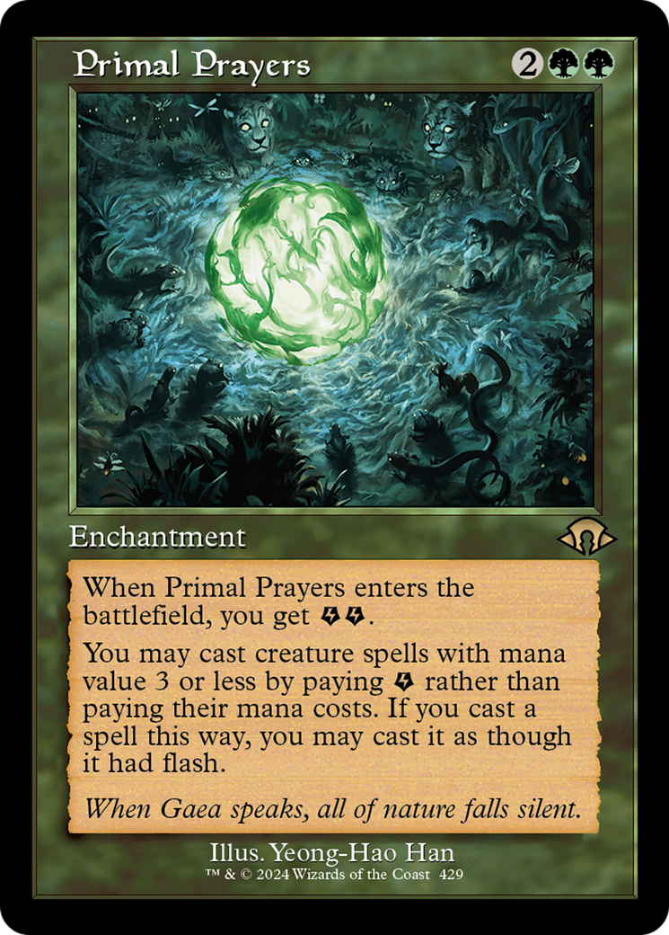 Primal Prayers (Retro) [Modern Horizons 3] [Foil]