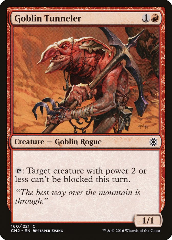 Goblin Tunneler [Conspiracy: Take the Crown] [Foil]