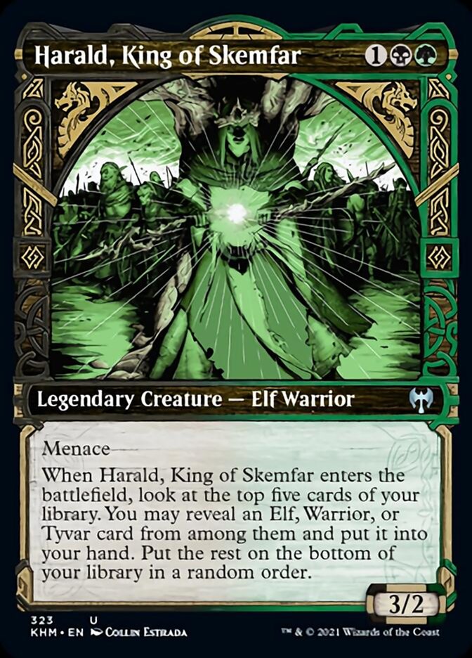 Harald, King of Skemfar (Showcase) [Kaldheim] [Foil]