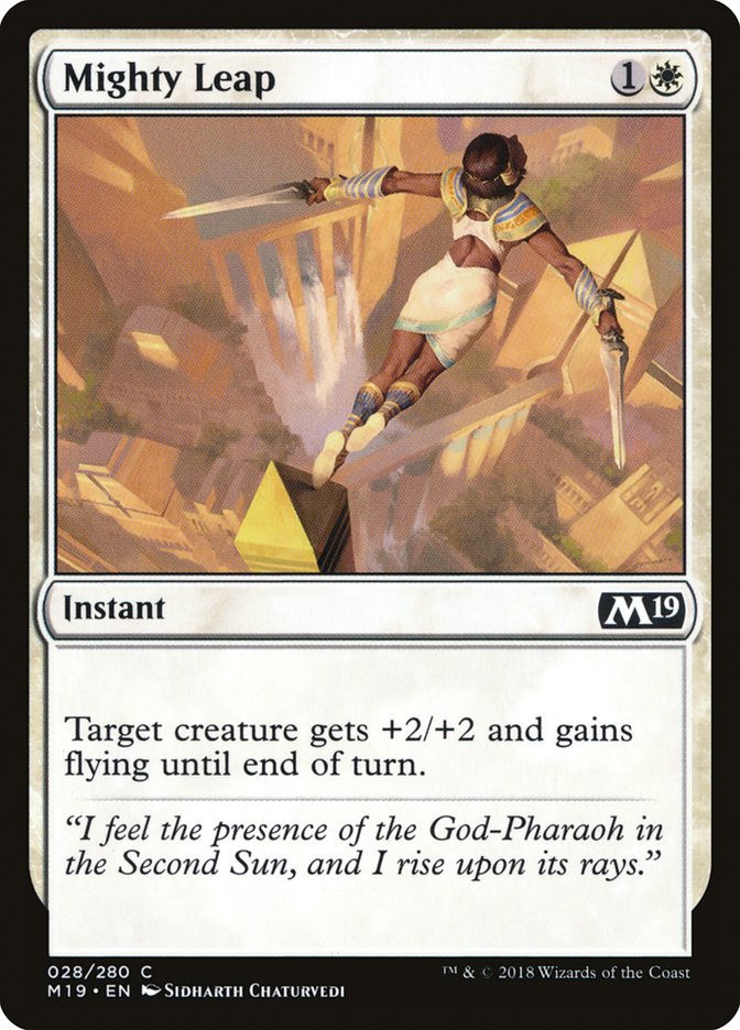 Mighty Leap [Core Set 2019] [Foil]