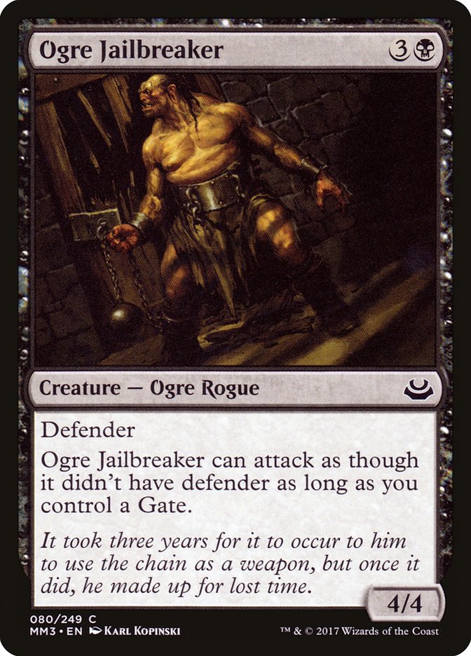 Ogre Jailbreaker [Modern Masters 2017] [Foil]