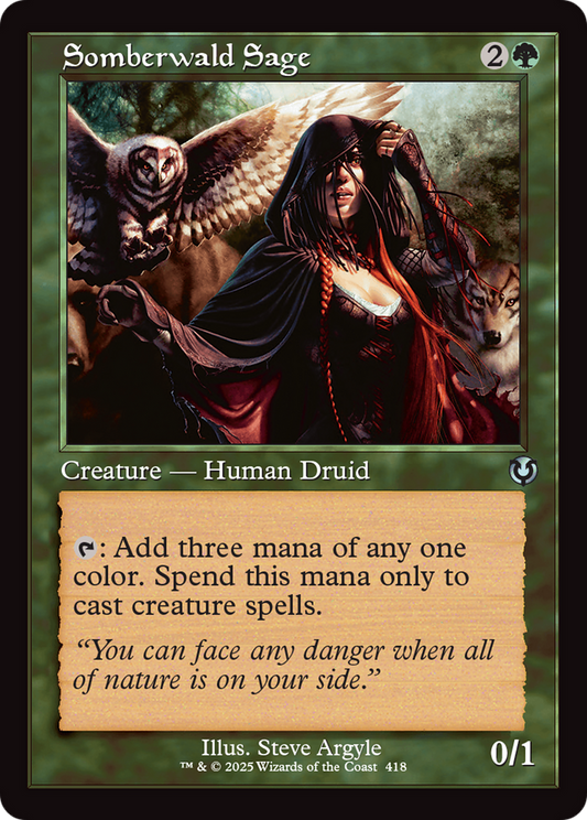 Somberwald Sage (Retro Frame) [Innistrad Remastered] [Foil]