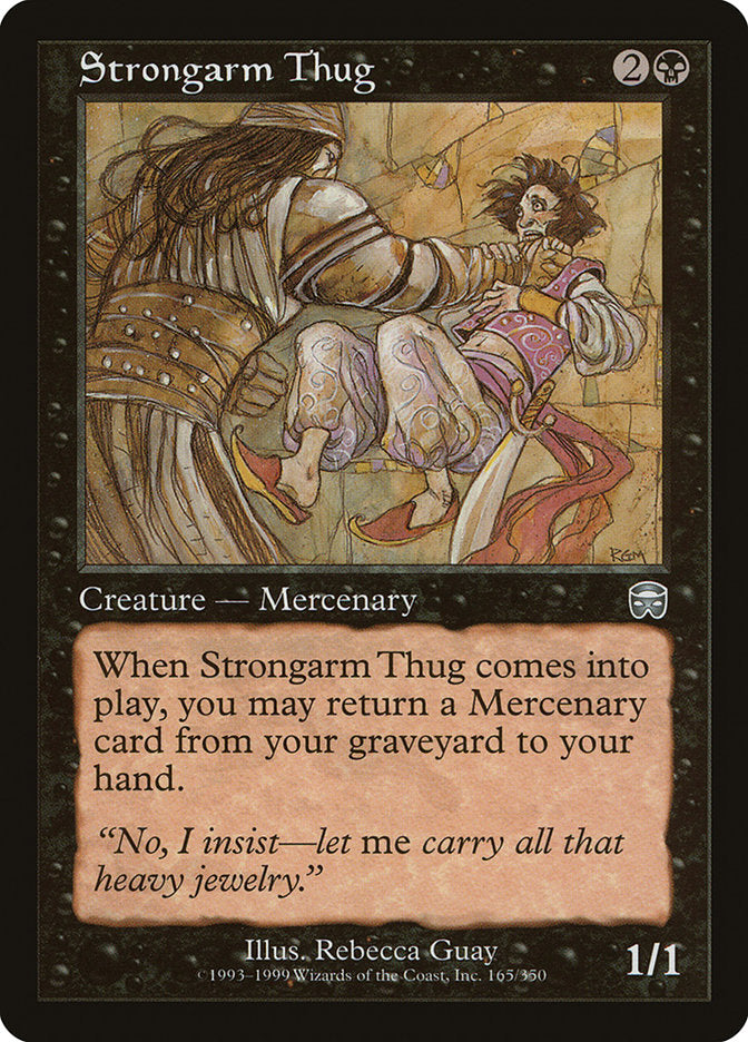 Strongarm Thug [Mercadian Masques] [Foil]