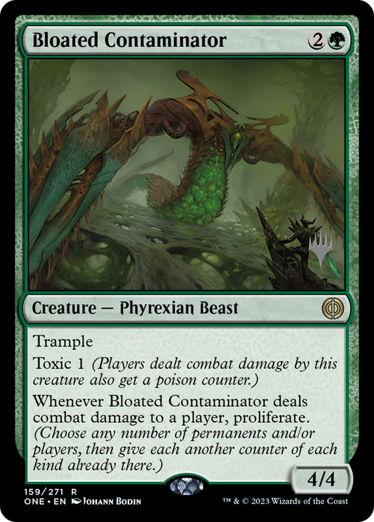 Bloated Contaminator (Promo Pack) [Phyrexia: All Will Be One Promos] [Foil]