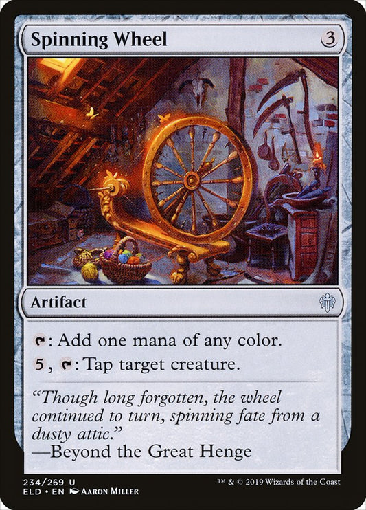 Spinning Wheel [Throne of Eldraine] [Foil]
