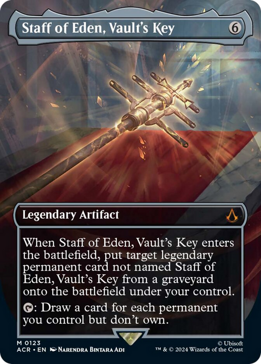 Staff of Eden, Vault's Key (Borderless) [Assassin's Creed] [Foil]
