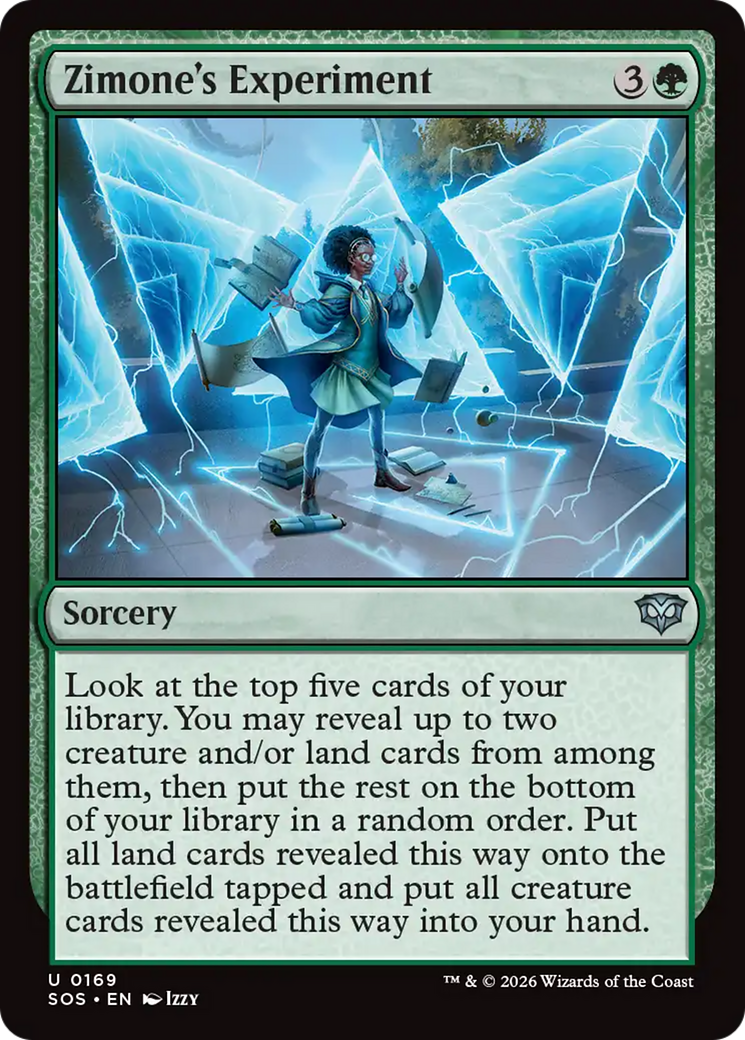 Zimone's Experiment [Secrets of Strixhaven] [Foil]