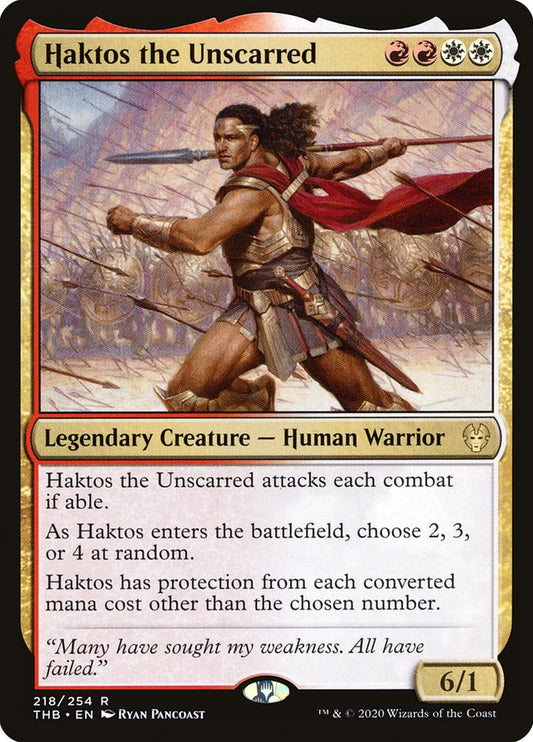 Haktos the Unscarred [Theros Beyond Death] [Foil]