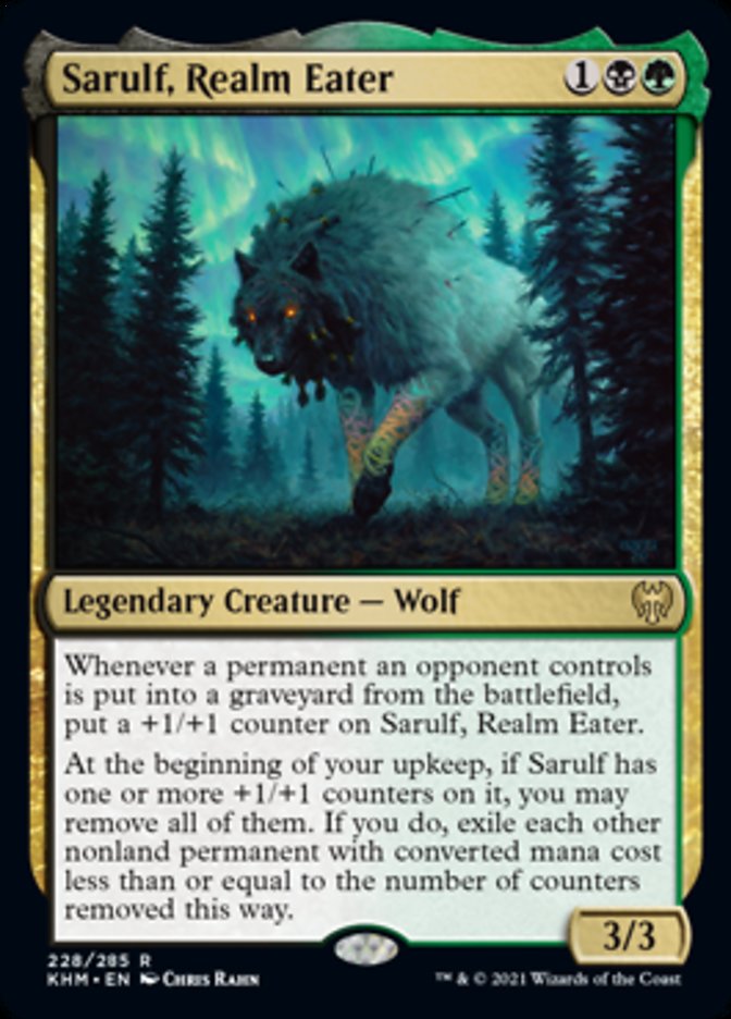 Sarulf, Realm Eater [Kaldheim] [Foil]