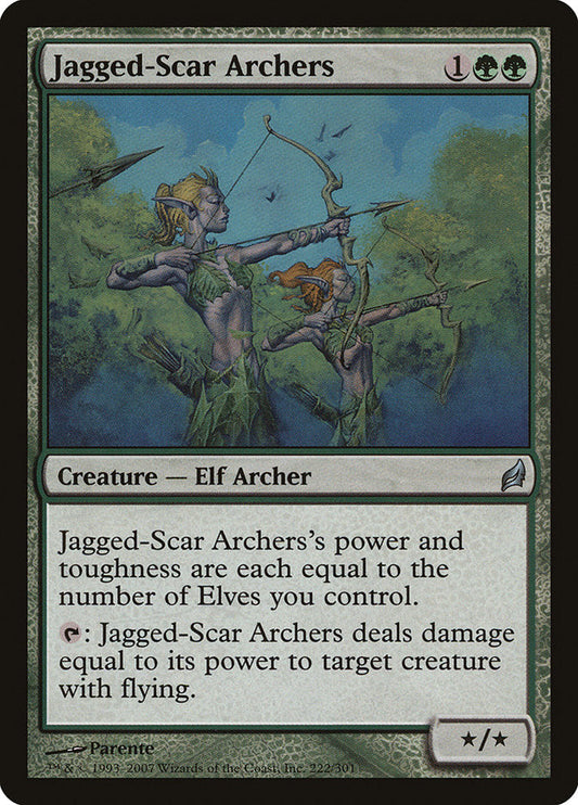 Jagged-Scar Archers [Lorwyn] [Foil]