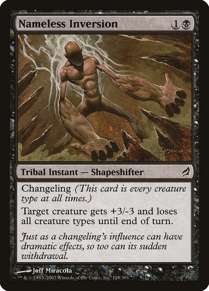 Nameless Inversion [Lorwyn] [Foil]