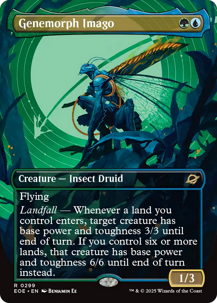 Genemorph Imago (Borderless) [Edge of Eternities] [Foil]