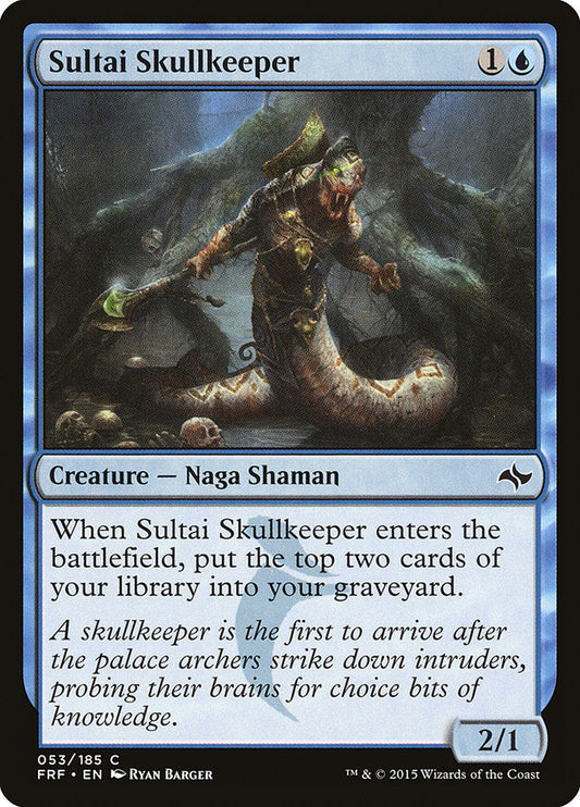 Sultai Skullkeeper [Fate Reforged] [Foil]