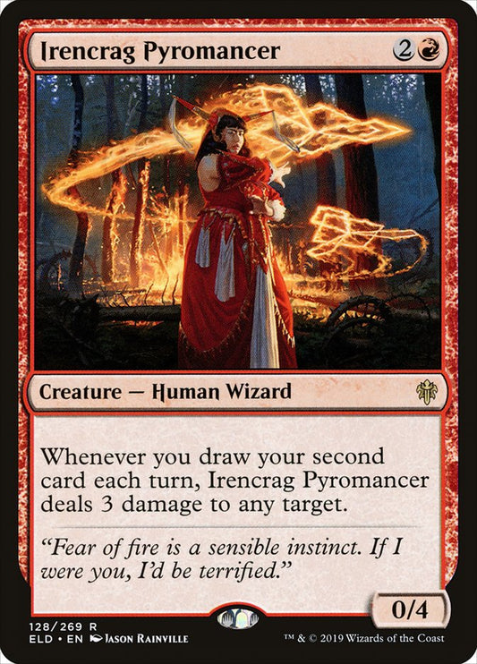 Irencrag Pyromancer [Throne of Eldraine] [Foil]