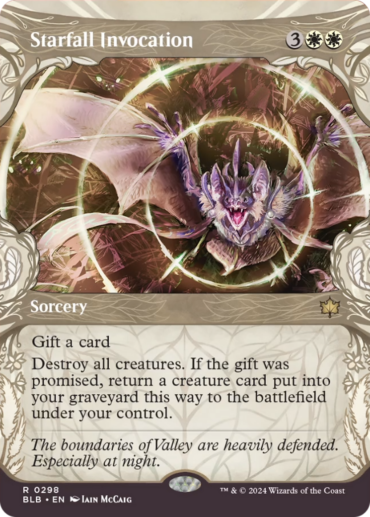 Starfall Invocation (Showcase) [Bloomburrow] [Foil]