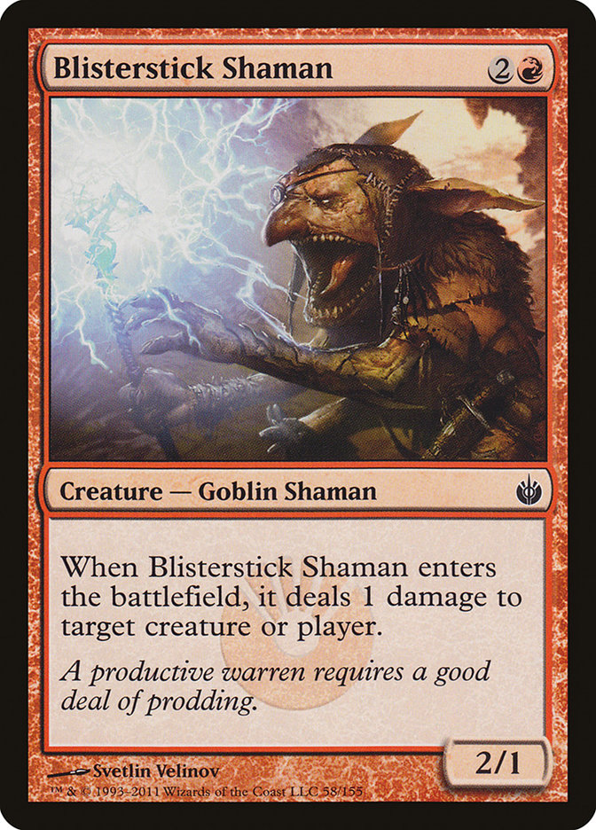 Blisterstick Shaman [Mirrodin Besieged] [Foil]
