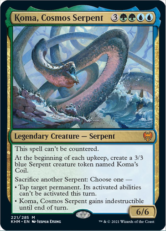 Koma, Cosmos Serpent [Kaldheim] [Foil]