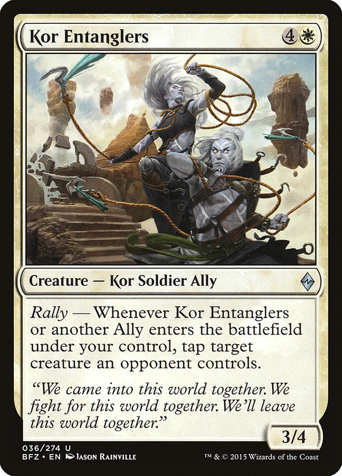 Kor Entanglers [Battle for Zendikar] [Foil]