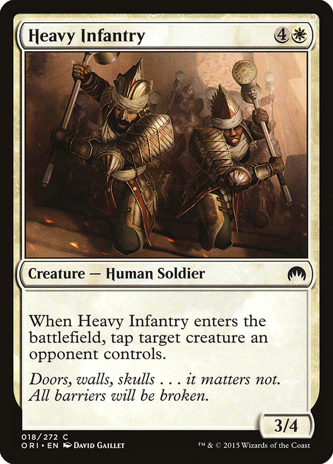 Heavy Infantry [Magic Origins] [Foil]