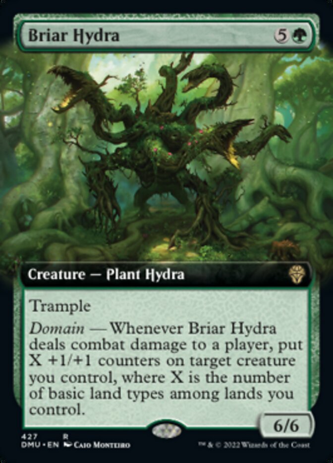 Briar Hydra (Extended Art) [Dominaria United] [Foil]