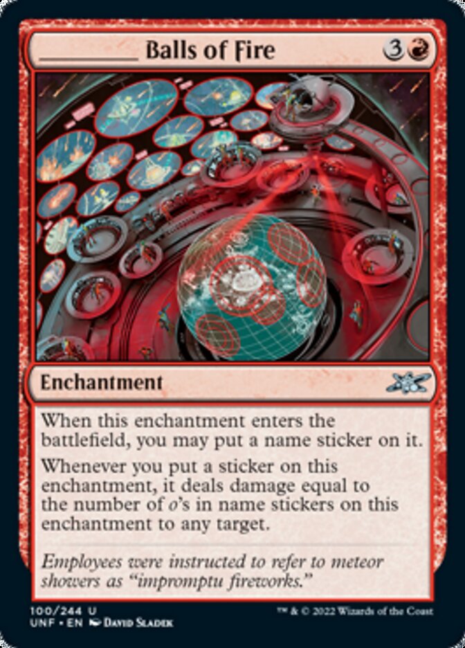 _____ Balls of Fire [Unfinity] [Foil]