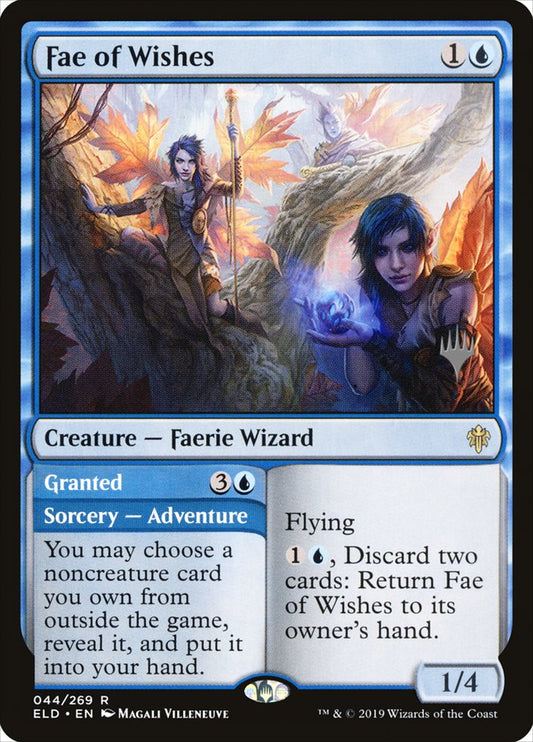 Fae of Wishes // Granted (Promo Pack) [Throne of Eldraine Promos] [Foil]