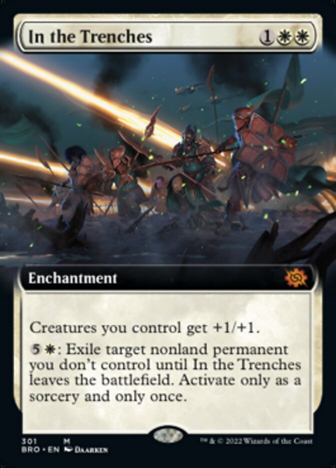 In the Trenches (Extended Art) [The Brothers' War] [Foil]