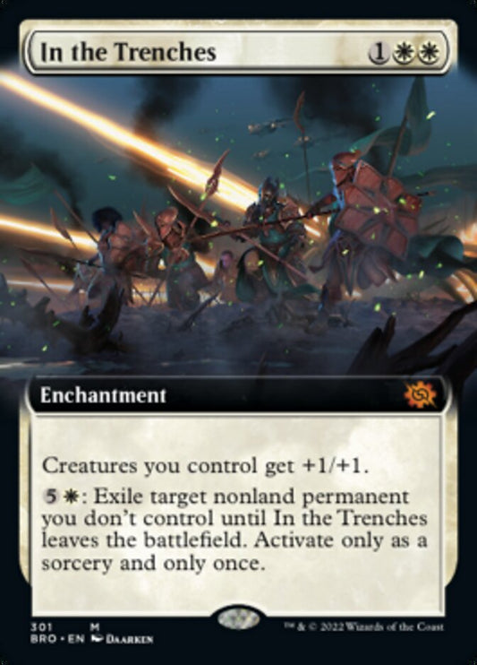 In the Trenches (Extended Art) [The Brothers' War] [Foil]
